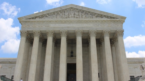 The Supreme Court building, Washington DC