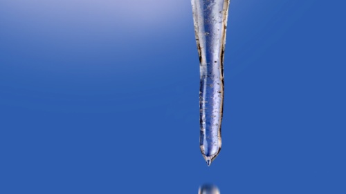 An icicle. 