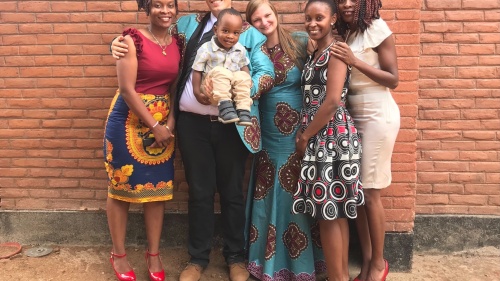 Lewis and Lena VanAusdle have made friendships with brethren from all over the world. Here they are pictured with friends during a trip to Malawi in December 2019.