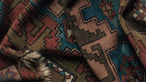 A beautiful woven rug 