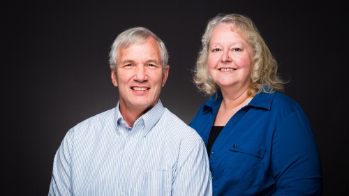 Emma Kennebeck and her husband, Richard