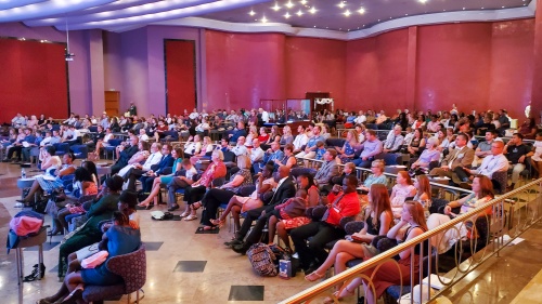 a group of brethren seated in an auditorium