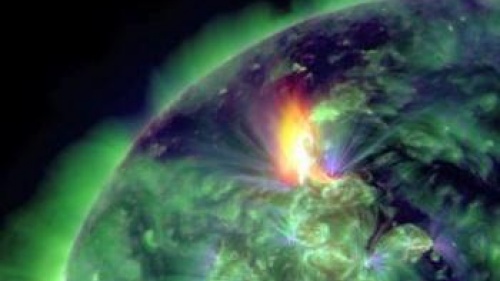 A solar flare