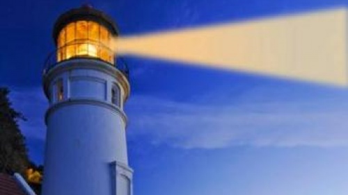 Lighthouse with light shining in dark - Right Values: Light in an Age of Confusi