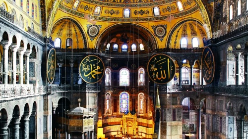 Hagia Sophia basilica in Istanbul