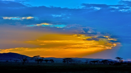 Tanzania at night