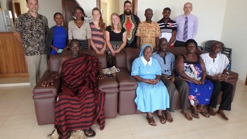 Group photo of Ghanaian brethren