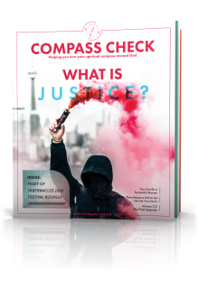 Compass Check Fall 2020 Tilted Cover Image: What Is Justice?