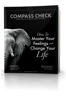 Tilted cover image of Compass Check Spring 2021 issue