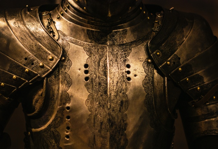Breastplate of armor.