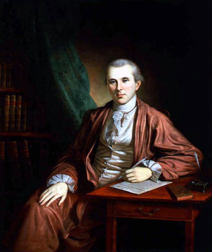 Painted portrait of Dr. Benjamin Rush