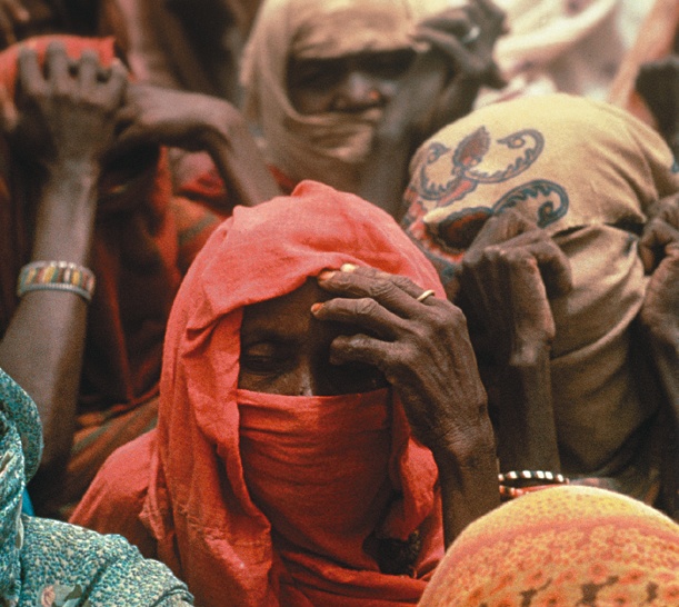 A group of women.