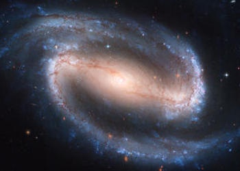 Photo of a galaxy.