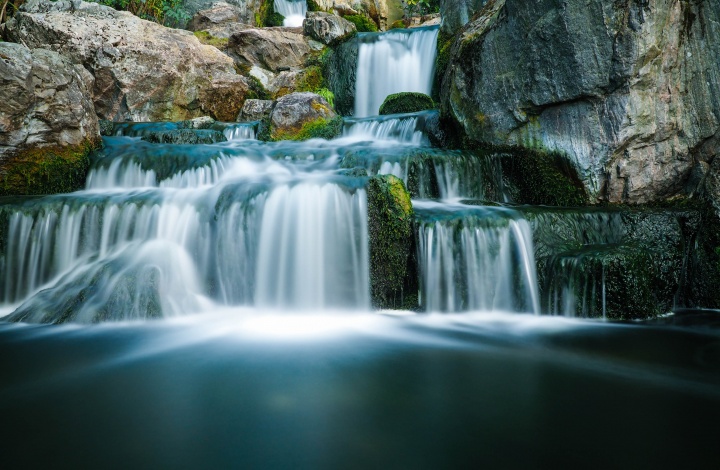 A waterfall.