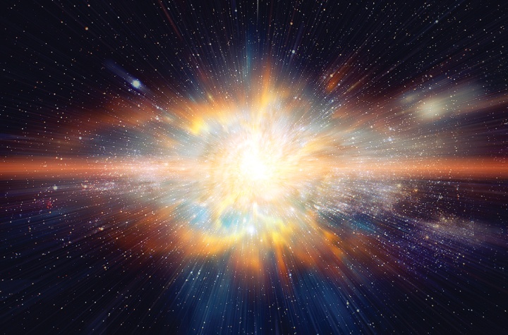 Burst of powerful light in the galaxy.