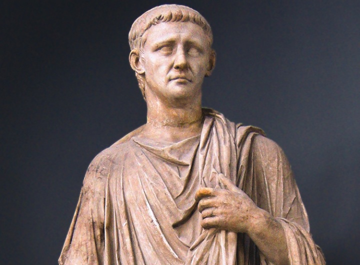 A Greco-Roman statue.