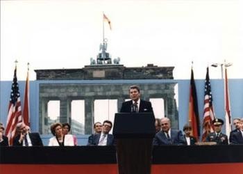 Ronald Reagan at Brandenburg Gate