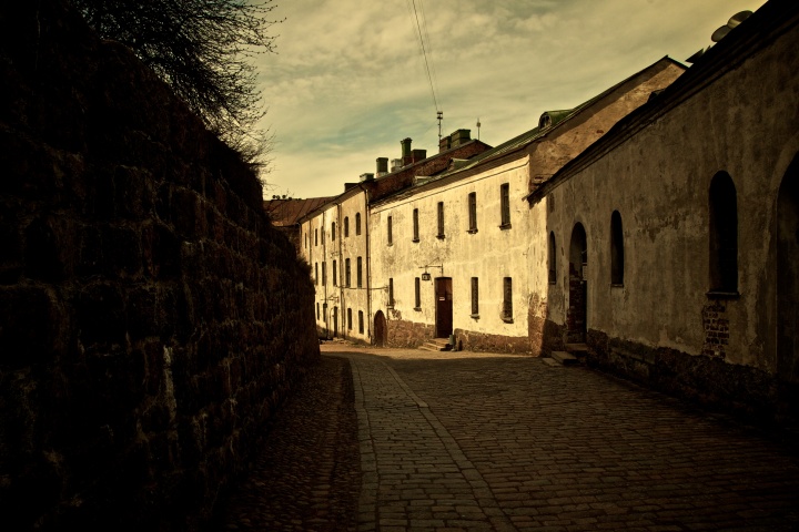 A old street in an old town.