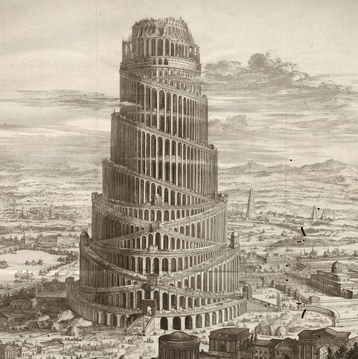 An artist's rendition of the Towel of Babel