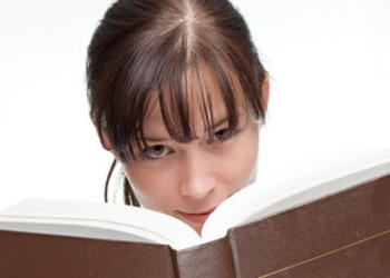 girl reading book