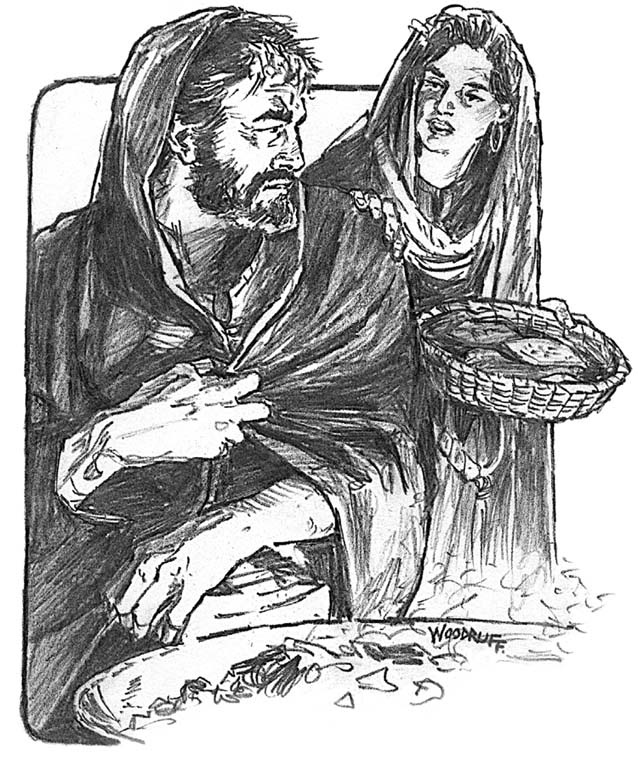 Illustration of Peter denying Christ.