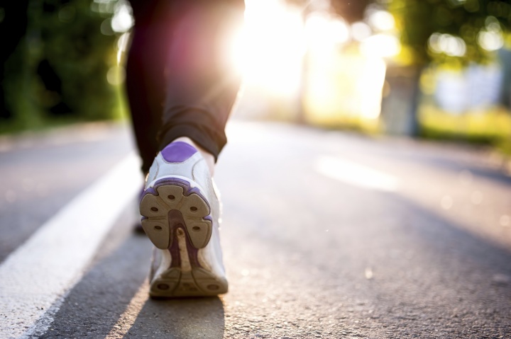 A person walking.