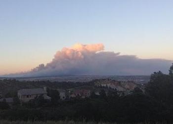 Black Forest Fire near Colorado Springs, CO - June 2103