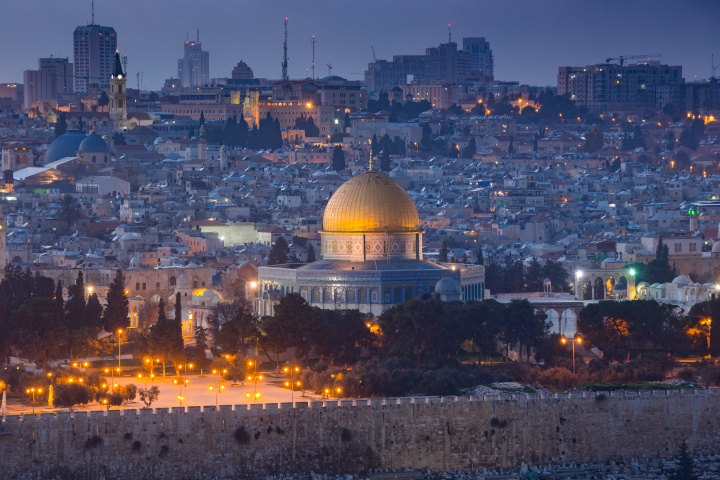 The Temple Mount in Jerusalem.