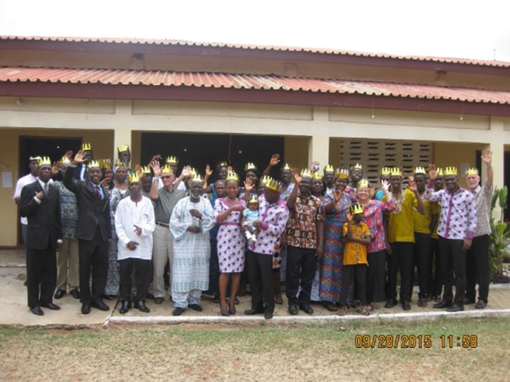 Group photo of the Accra, Ghana Feast of Tabernacles site. 