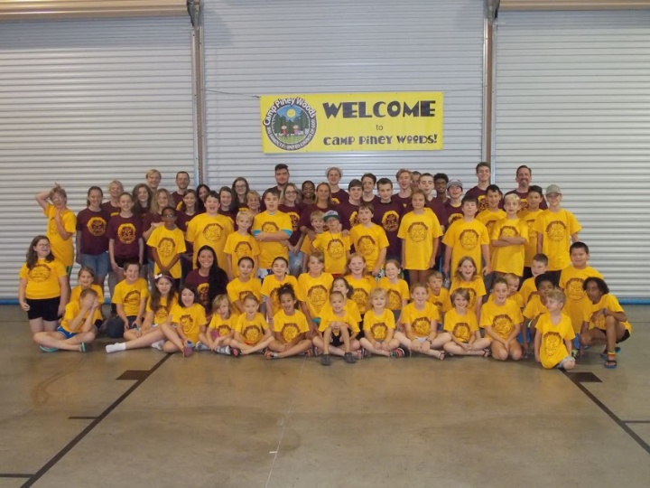 Campers at Camp Piney Woods. 