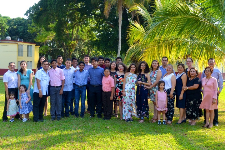 Group photo of campers and staff in Mexico.