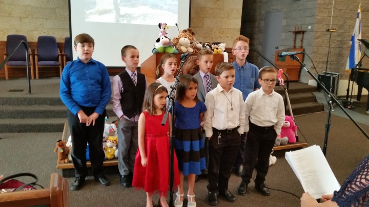 Children's choir in Phoenix, Arizona.