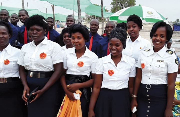 The Festival women's choir in Cunene.