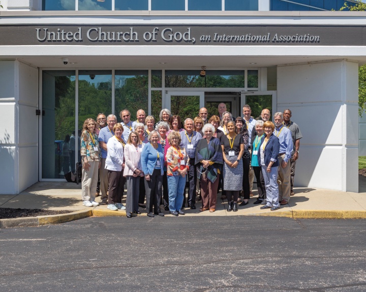 The attendees of the 2021 ABC continuing education program in front of the home office, where classes took place from May 10-14.