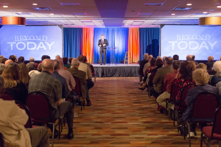 Gary Petty in Nashville giving his presentation at the America: The Time is Now! campaign. 