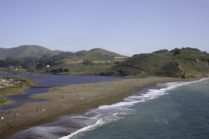 A photo of the Bay Area's Kronkite Beach.