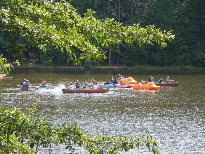 Camp Woodland Canoeing