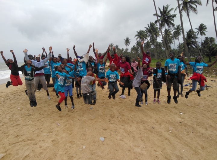 Youth at the UYC camp in Nigeria.