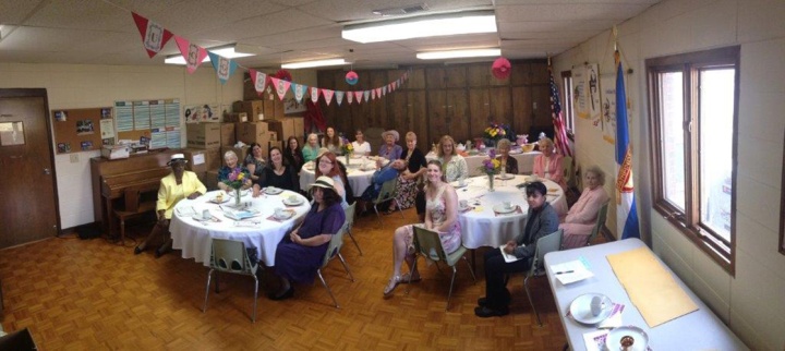 Ladies tea in Greensboro, North Carolina. 