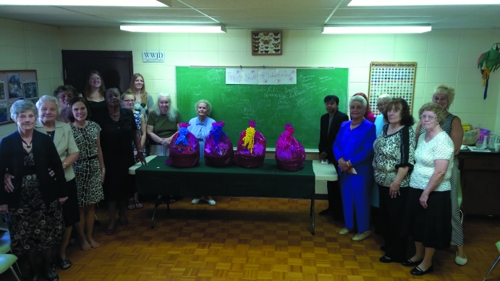 The women's club of Greensboro North Carolina prepared presentations on the fundamental beliefs and shared them.