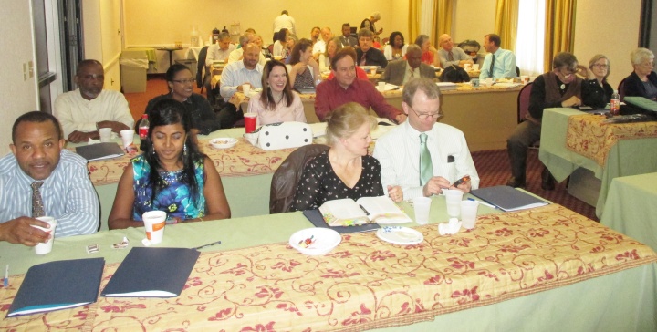 Church members who participated in the Marriage Enrichment Workshop in Maryland. 