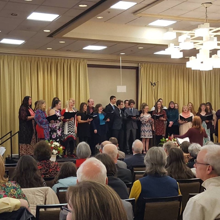 Choir at Northwest Winter Family Weekend.