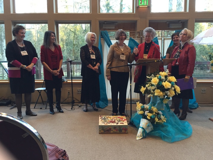 Women at the Portland Women's Enrichment Weekend.