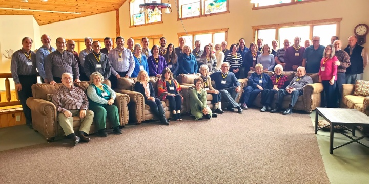 Attendees of the Ministerial Conference in Stewartville, Minnesota.