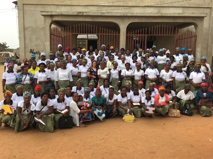 All the ladies in Angola who attended the seminar by Kathy de Campos gave.