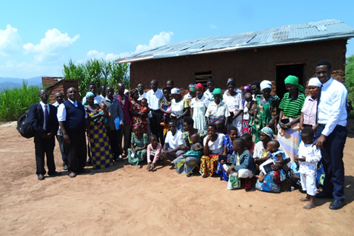 The group meeting in Buganda-Cibitoke Province in Burundi.