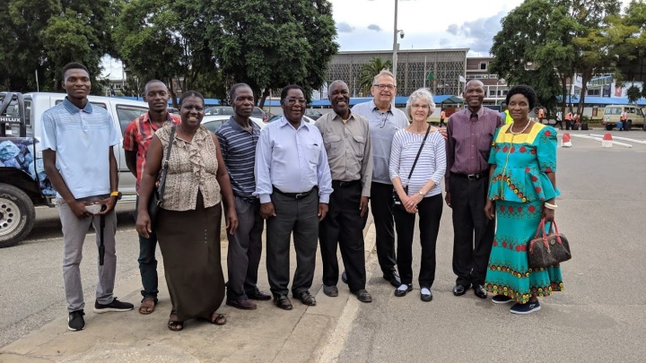 Arrival in Lusaka, Zambia, on April 7