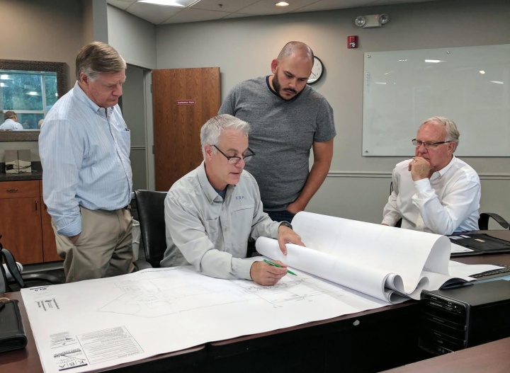 The most recent studio planning meeting was held on August 4 with Mark Bredemeier (KBA Architects), Mike Barnard (M.L. Barnard, Inc.), Peter Eddington, Rudy Rangel, Tim Sipes and Kubik.