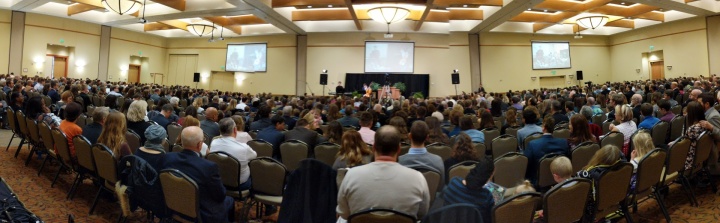 Church service at last year's Winter Family Weekend.