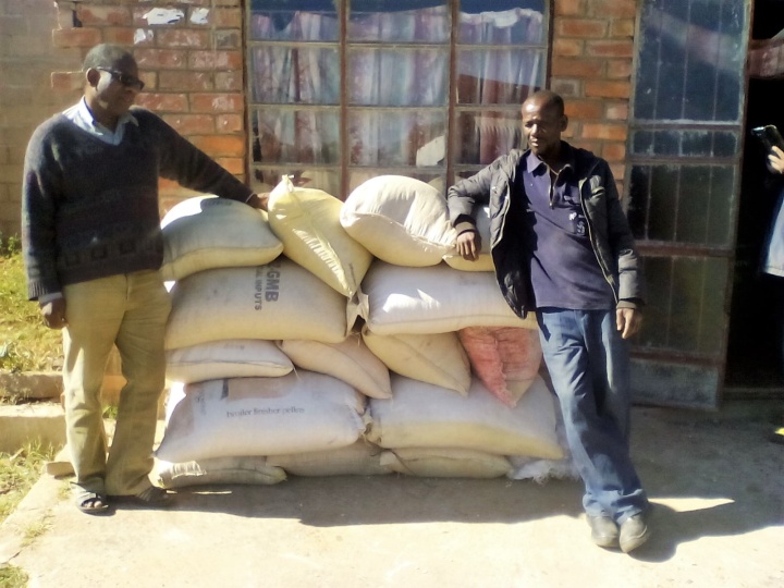 Food provided for brethren in Zimbabwe